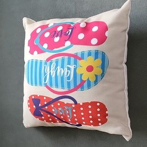 Flip Flop pillow and quilt